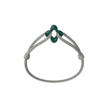 Green Clover Cord Bracelet