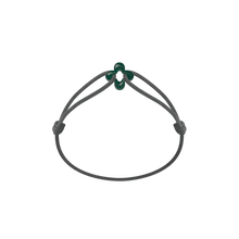 Mini Green Clover Cord Bracelet