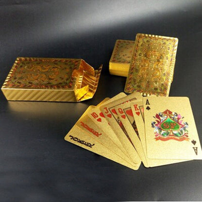 Creative Frosted  Back Texture Plastic From Vegas to Macau Playing Cards Texas Poker Novelty Collection Gift, Golden Dollar Paper Box, Golden 500 Euro Paper Box, Silver Tattice Paper Box, Mosaic Gold Dollar Paper Box, Golden Dragon and Phoenix Paper Bo...