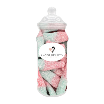 Giant Fizzy Bubblegum Bottles