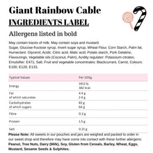 Giant Rainbow Cable
