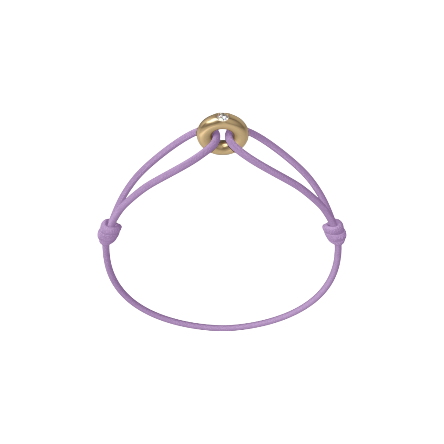 Mini Golden Soho Diamond Cord Bracelet