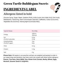Green Turtle Bubblegum Sweets