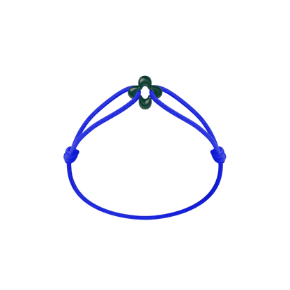 Mini Green Clover Cord Bracelet