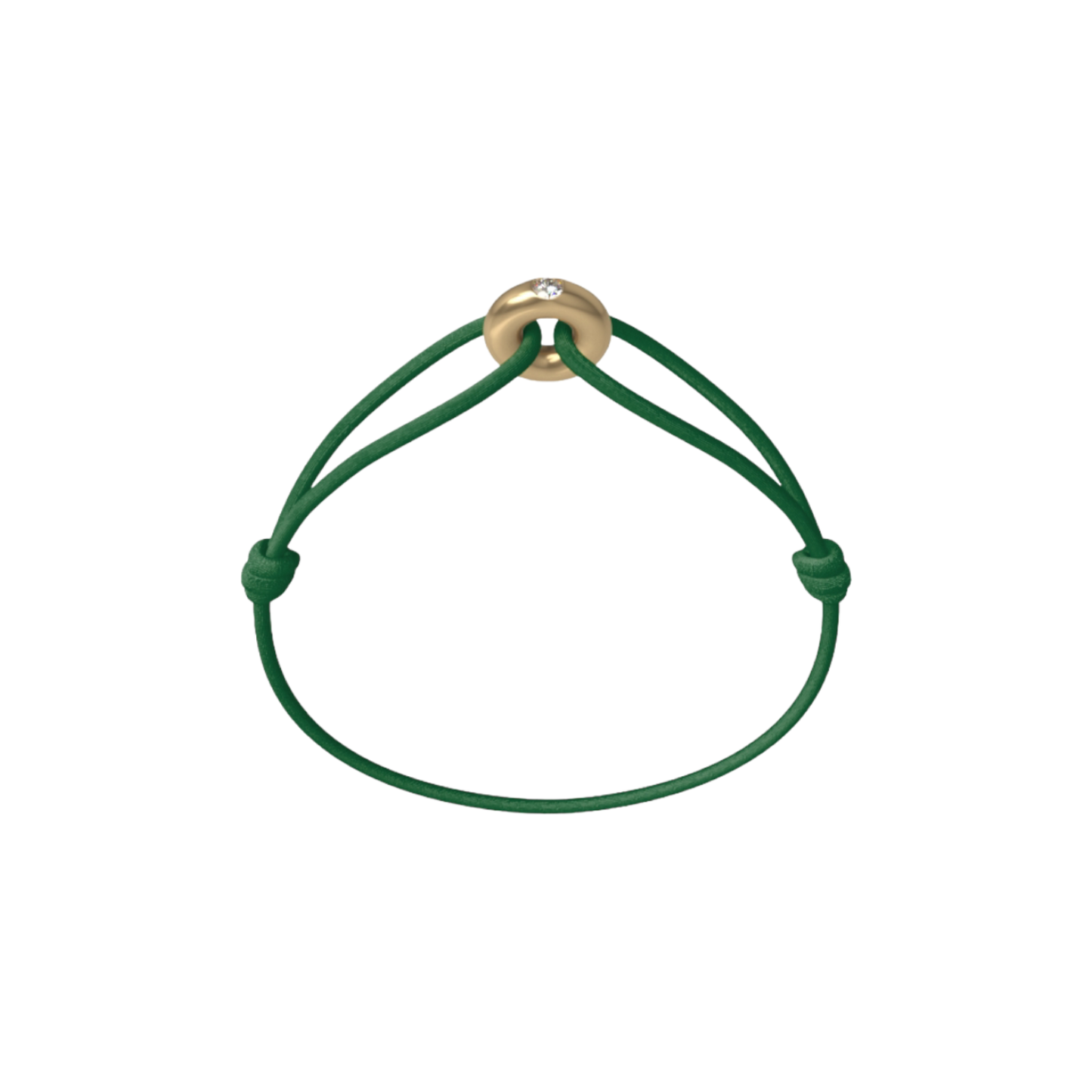 Mini Golden Soho Diamond Cord Bracelet