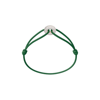 Mini Rose Soho Pavé Cord Bracelet