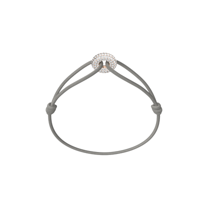 Mini Rose Soho Pavé Cord Bracelet