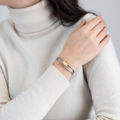 Golden Regent Cord Bracelet