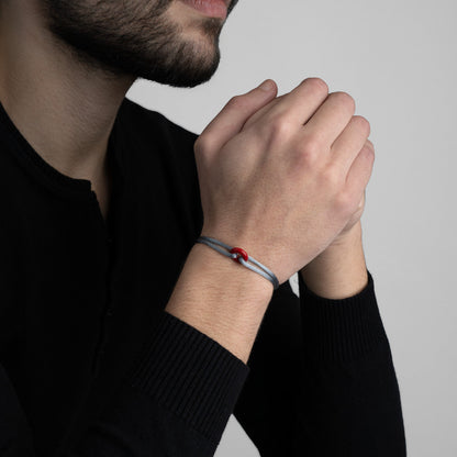 Coral Soho Cord Bracelet