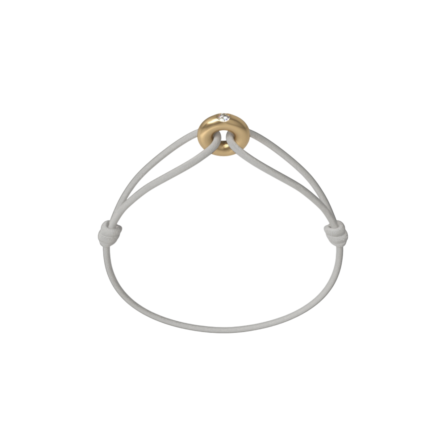 Mini Golden Soho Diamond Cord Bracelet
