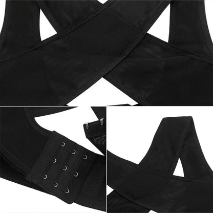 Women Ultrathin Kyphosis Correction Shoulder Support Tight-fitting Orthopedic Belt, Size:L, L