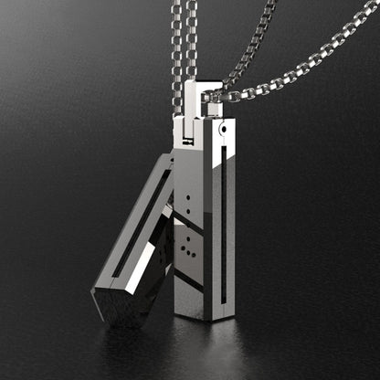 Mijobs Metal Screwless Magnetic Pendant Necklace for Fitbit Flex 2, Host not Included