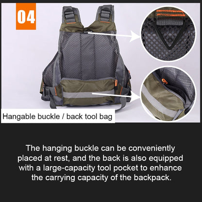 MANNER Outdoor Multifunctional Fishing Life Vest Swimming Life Jacket, MANNER Life Jacket
