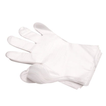 100 PCS Disposable PVC Examination Gloves Household Transparent Touchable Protective Gloves, Size: L, 100 PCS L