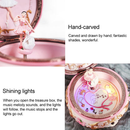 Ballet Girl Rotating Dancing Music Box Creative Birthday Gift, Music: Castle in the Sky, Castle in the Sky