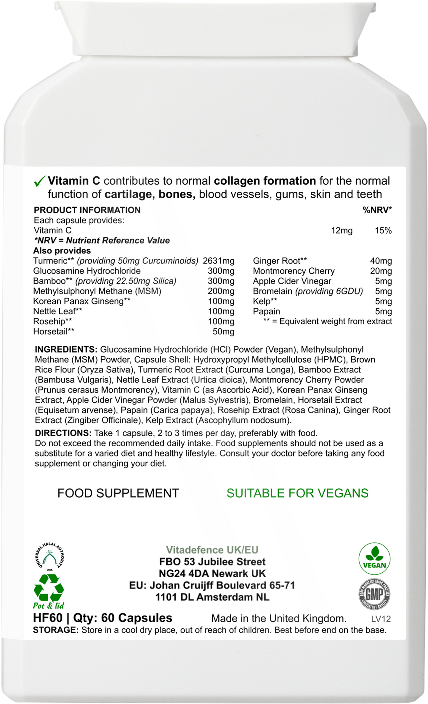 Turmeric Multi | With Vitamin B6, Zinc & Botanicals – 90 Capsules