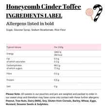 Honeycomb Cinder Toffee
