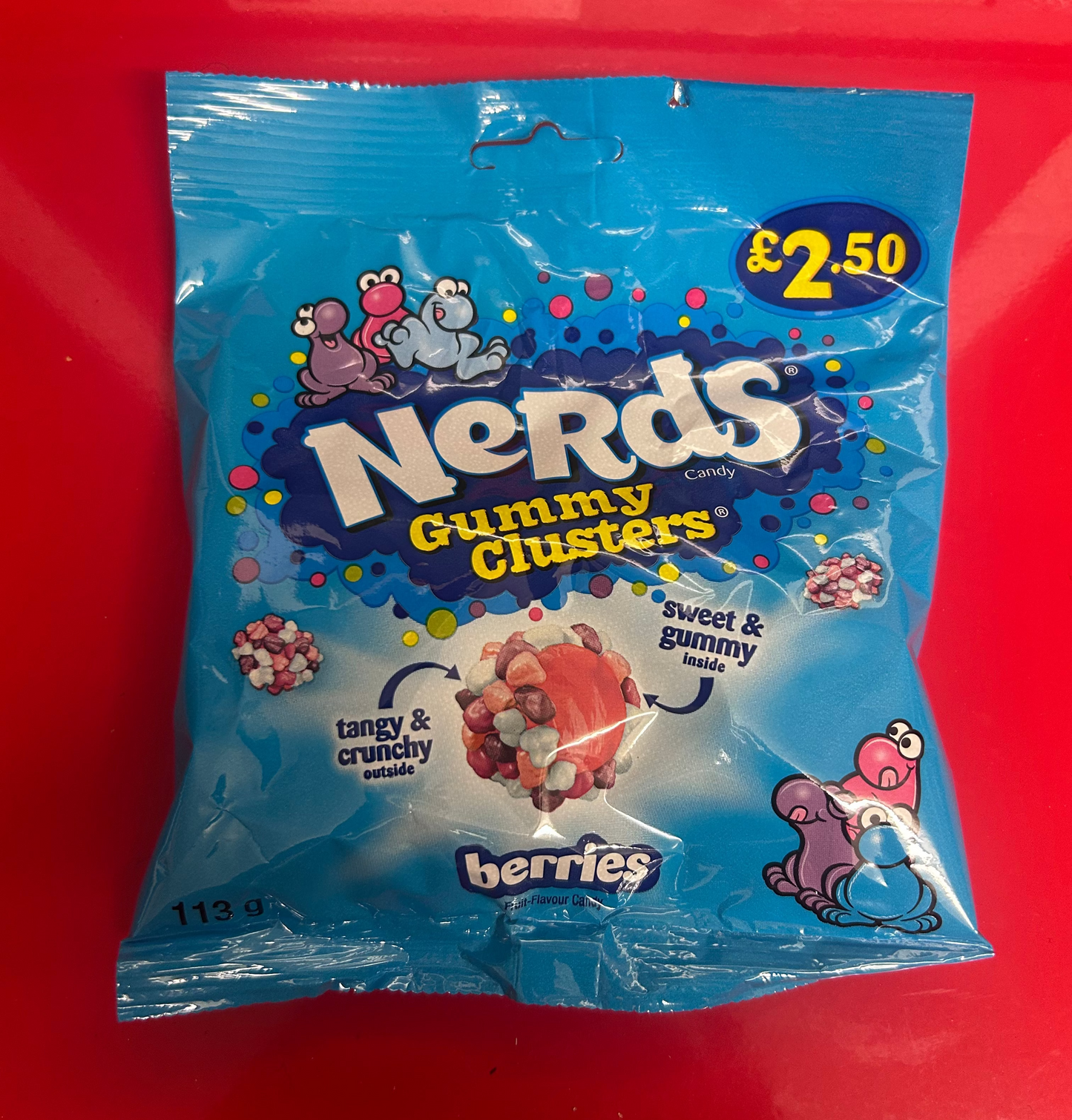 Nerds Berries Fruit-Flavour  Gummy Clusters 113g
