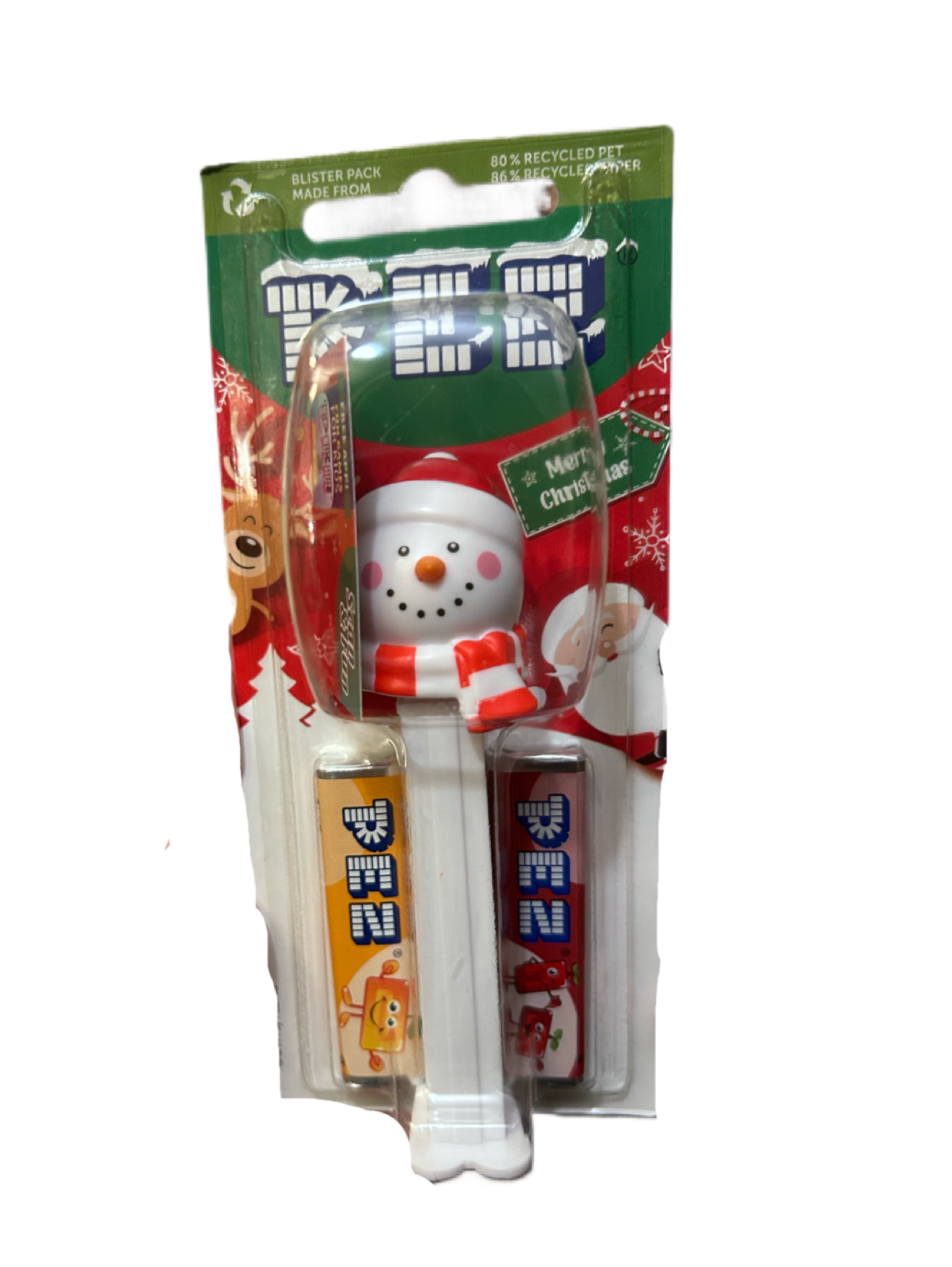 Pez Winter Stars with 2 refill packs.