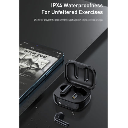 awei T36 Bluetooth 5.0 True Wireless Stereo Bluetooth Earphone, T36(White), T36(Black)