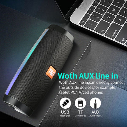 T&G TG157 Bluetooth 4.2 Mini Portable Wireless Bluetooth Speaker with Melody Colorful Lights