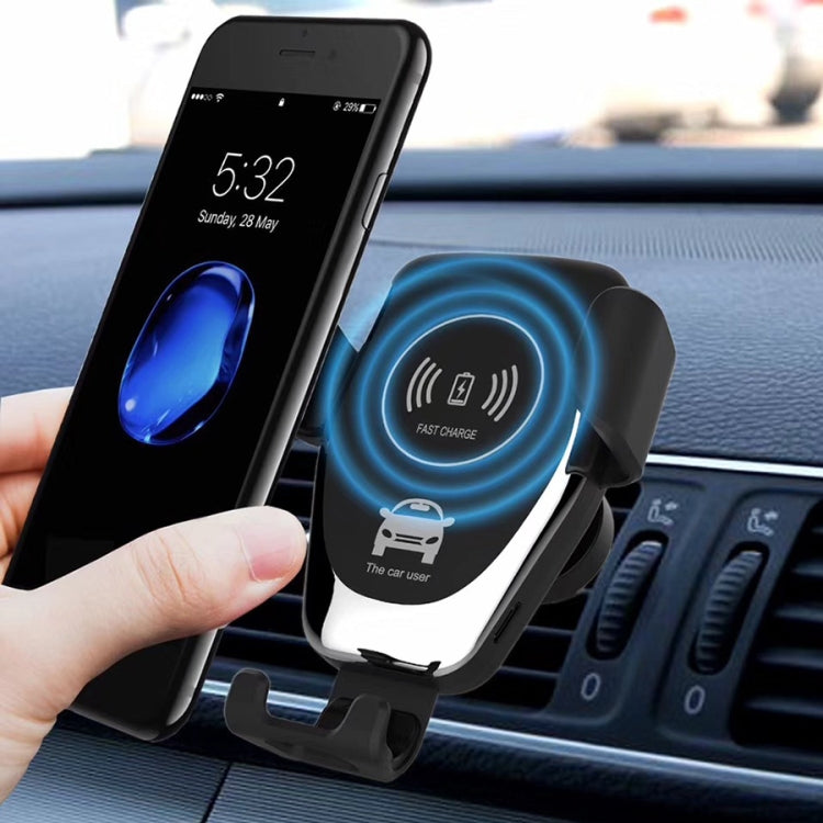 C6 Gravity Induction Car Qi Wireless Charger Fast Charging Air Vent Phone Holder