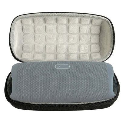 EVA Portable Bluetooth Speaker Storage Box with Shoulder Strap & Carabiner For JBL Charge 5, For JBL Charge 5