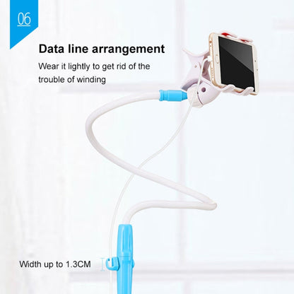 UBN-46 Regular Version Rotatable and Detachable Lazy Desktop Bedside Stand Mobile Phone Stand, Height: 90cm, 90cm White