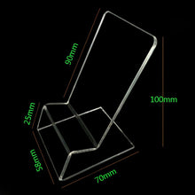 10 PCS Acrylic Mobile Phone Display Stand Holder, 10 PCS(Transparent)