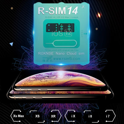 R-SIM 14 V18 Ultra Universal ICCID SIM Unlock Card for iPhone X, XS, XR, XS Max, 8 & 8 Plus, 7 & 7 Plus, R-SIM 14 V18