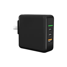 65W USB Ports x 1 + Type-C Port x 2 GaN Portable Mini Fast Charger Travel Charger with UK & US & EU Plug Set
