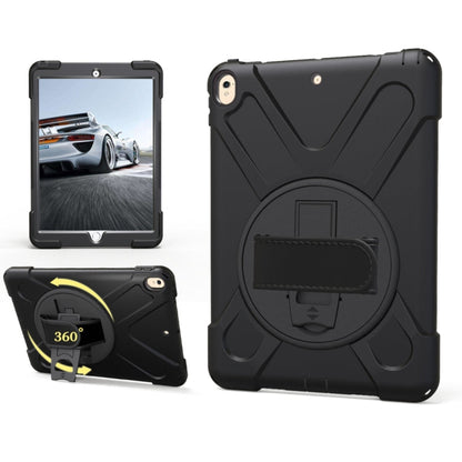 For iPad Pro 10.5 inch 360 Degree Rotation PC + Silicone Protective Case with Holder & Hand-strap, For iPad Pro 10.5 inch