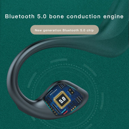 G100 Bluetooth 5.0 Wireless Ear-mounted Sports Waterproof Bone Conduction Earphone, G100
