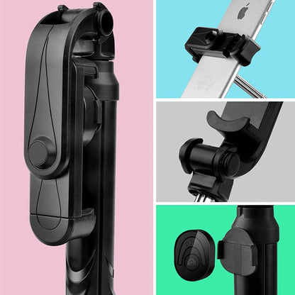 XT10 Multi-function Mobile Live Broadcast Bluetooth Self-timer Pole Tripod