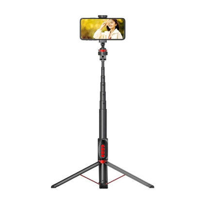 Aluminum Alloy Mobile Phone Bluetooth Selfie Stick Live Floor Tripod Bracket, Height: 1.8m, Height: 1.8m