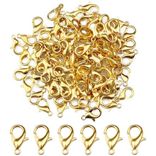 100 PCS 12mm DIY Jewelry Accessories High-quality Alloy Lobster Claw, 100 PCS