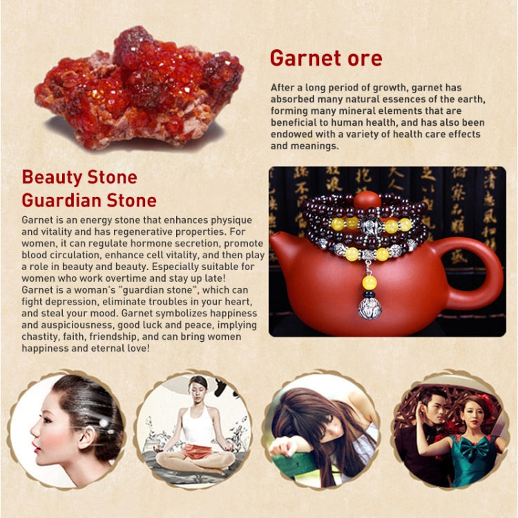 Fashion Jewelry Accessory Garnet Beads Bracelet, Pink Crystal & Cat, Pink Crystal & Elephant & Fish, Red Agate & Elephant, Red Agate & Pi Xiu, Violitde, Garnet, Blue Sandstone & Calabash, Red Agate & Buddha Head, Aquamarine & Longevity Lock, White Jade
