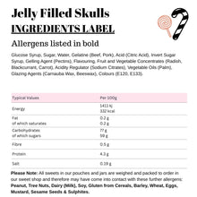 Jelly Filled Skulls