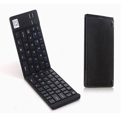 F66 Foldable Bluetooth Wireless 66 Keys Keyboard, Support Android / Windows / iOS, F66 2-Folding 66 Keys Rose Gold, F66 2-Folding 66 Keys Silver, F66 2-Folding 66 Keys Black, F66 2-Folding 66 Keys Gold