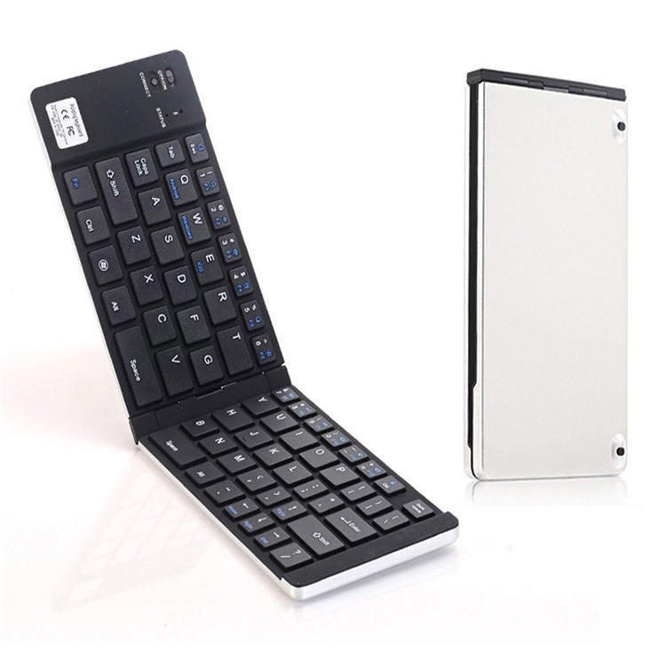 F66 Foldable Bluetooth Wireless 66 Keys Keyboard, Support Android / Windows / iOS, F66 2-Folding 66 Keys Rose Gold, F66 2-Folding 66 Keys Silver, F66 2-Folding 66 Keys Black, F66 2-Folding 66 Keys Gold