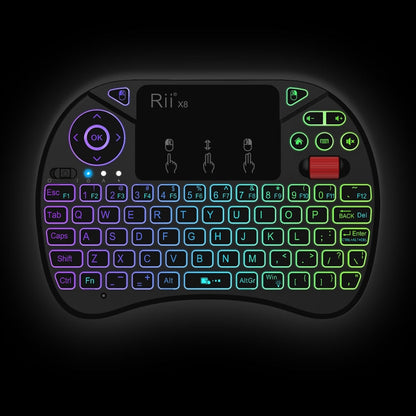 2.5 inch Touchpad Combo with Backlight(Black), Rii X8
