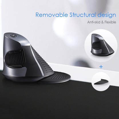 DELUX M618GX Wireless Ergonomic Vertical Mouse 1600DPI Optical Mouse, M618GX