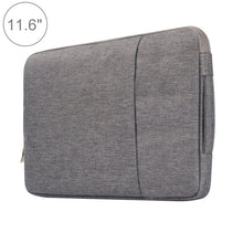 11.6 inch Universal Fashion Soft Laptop Denim Bags Portable Zipper Notebook Laptop Case Pouch for MacBook Air, Lenovo and other Laptops, Size: 32.2x21.8x2cm, 11.6 inch Grey, 11.6 inch Dark Blue, 11.6 inch Black