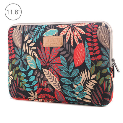 Lisen 11.6 inch Sleeve Case Colorful Leaves Zipper Briefcase Carrying Bag, 11.6 inch