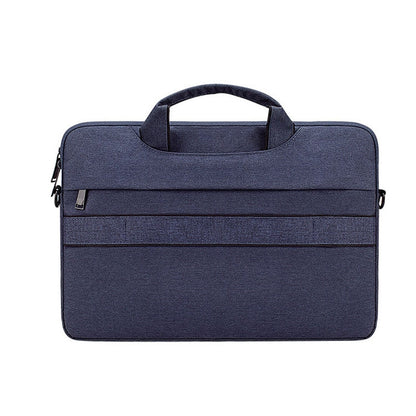 ST02S Waterproof Tear Resistance Hidden Portable Strap One-shoulder Handbag for 14.1 inch Laptops, with Suitcase Belt, ST02S 14.1 inch Navy Blue, ST02S 14.1 inch Black, ST02S 14.1 inch Dark Gray, ST02S 14.1 inch Pink, ST02S 14.1 inch Light Grey