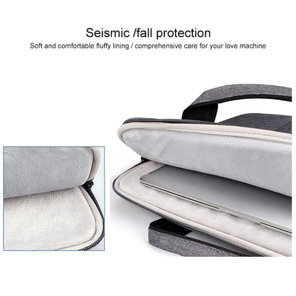 ST02S Waterproof Tear Resistance Hidden Portable Strap One-shoulder Handbag for 14.1 inch Laptops, with Suitcase Belt, ST02S 14.1 inch Navy Blue, ST02S 14.1 inch Black, ST02S 14.1 inch Dark Gray, ST02S 14.1 inch Pink, ST02S 14.1 inch Light Grey