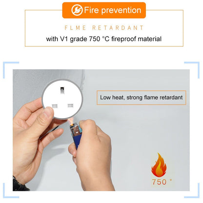10A RGB Scene Light WiFi Remote Control Smart Socket Works with Alexa & Google Home, AC 220-240V, UK Plug, XS-SSC03