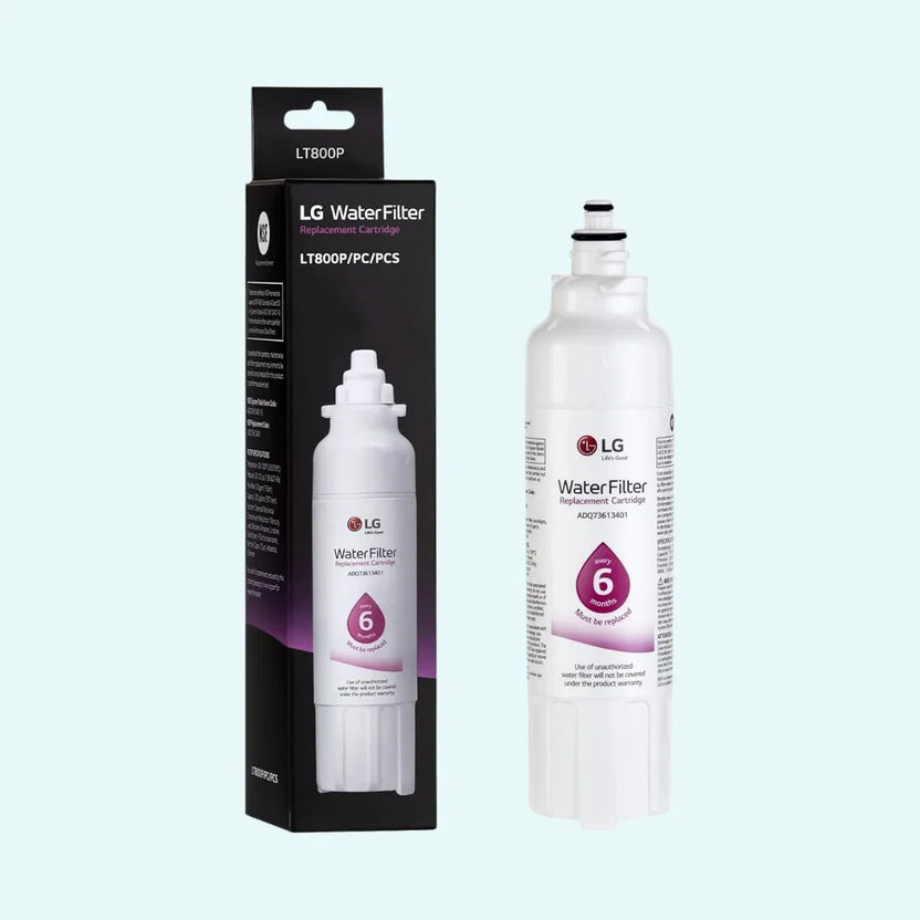 Genuine LG LT800P- 6 Month / 200 Gallon Capacity Replacement Refrigerator Water Filter (NSF42 and NSF53) ADQ73613401, ADQ73613408, or ADQ75795104 , White