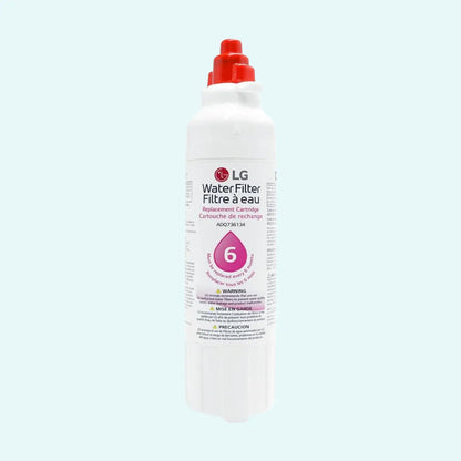 Genuine LG LT800P- 6 Month / 200 Gallon Capacity Replacement Refrigerator Water Filter (NSF42 and NSF53) ADQ73613401, ADQ73613408, or ADQ75795104 , White