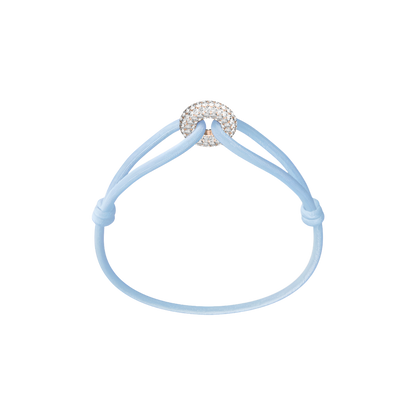 Rose Soho Pavé Cord Bracelet